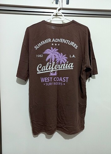Diğer Oversize California Baskılı T-shirt