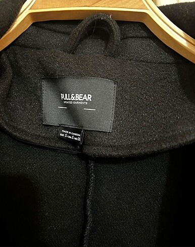 Pull and Bear Pull&Bear Kaşe Kaban