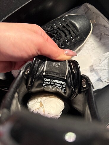 37 Beden siyah Renk Karl Lagerfeld Kadın Sneaker