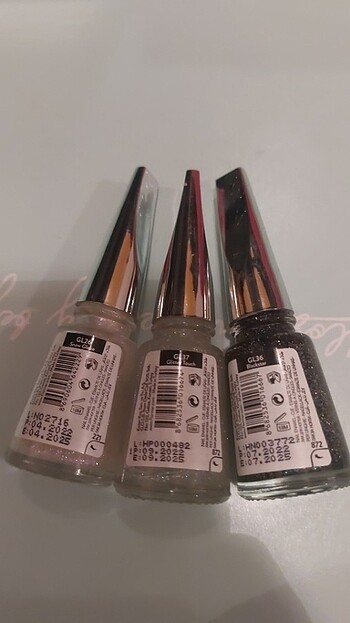 Flormar Flormar Glitter Serisi 3'lü Oje Seti
