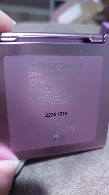 Beden Renk Kiko Energy Shake Long Lasting Allık