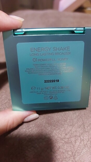 Beden Renk Kiko Energy Shake Long Lasting Bronzer