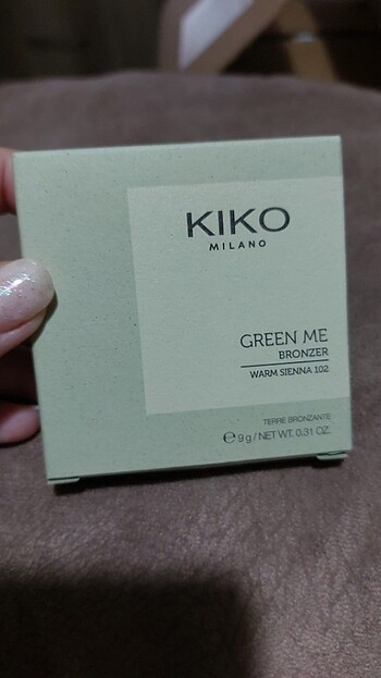 Kiko Green Me Bronzer 102 Warm Sienna