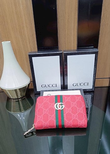Erkek Gri Gucci Desenli Cüzdan - Görsel 7