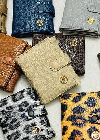 Leopar Desenli Modern Klasik Deri Kadın Cüzdanı - Görsel 2