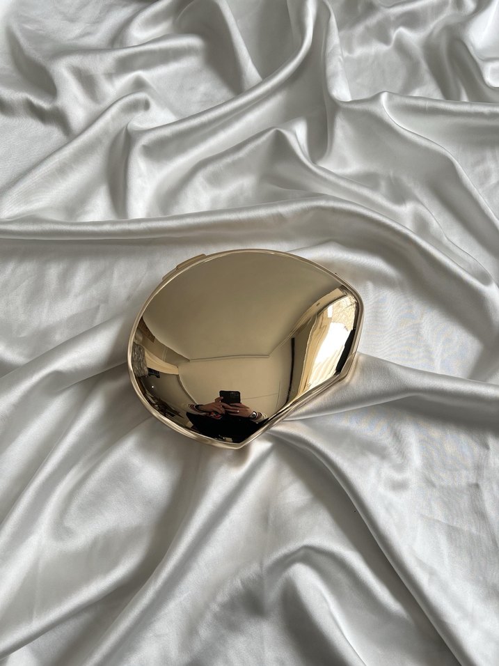 Parlak Altın Kadın abiye çanta - Görsel 3