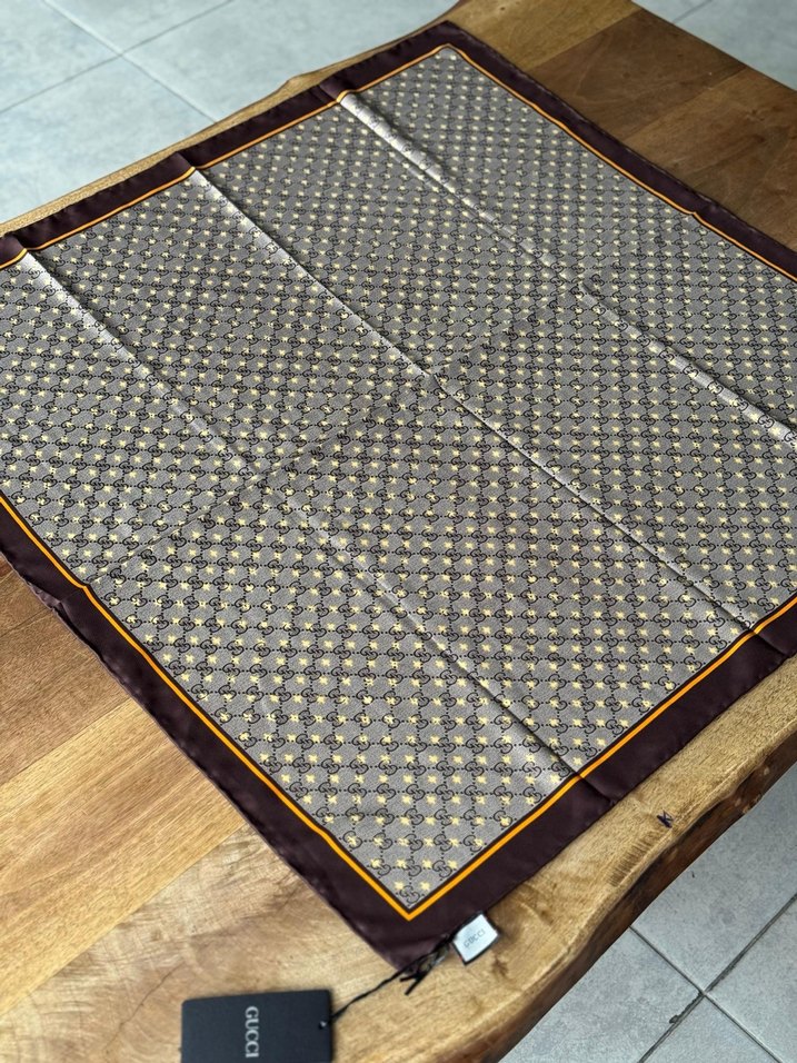 Gucci eşarp ithal A kalite ipek twil - Görsel 4