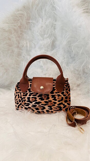 Diğer Leopar Desenli Tiger Small Çanta
