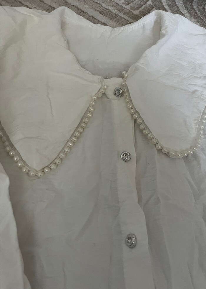 Bebe yaka gömlek - Görsel 3