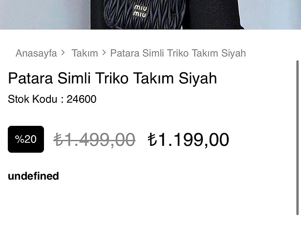 Kadın simli ikili takım - Görsel 3