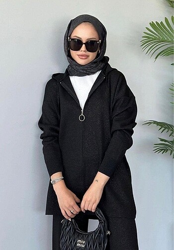 Kadın simli ikili takım - Görsel 2