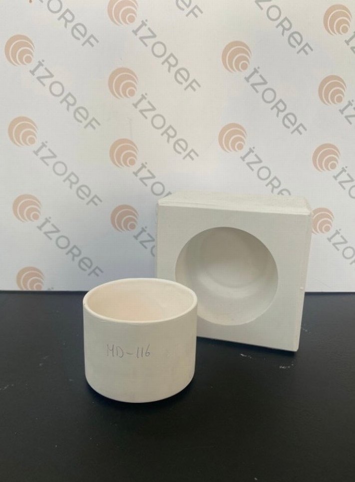 Tek parça ayaklı silindir bardak kalıbı (alçı) - Görsel 5