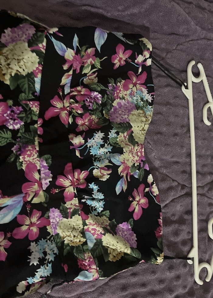 Straplez mini elbise - Görsel 2