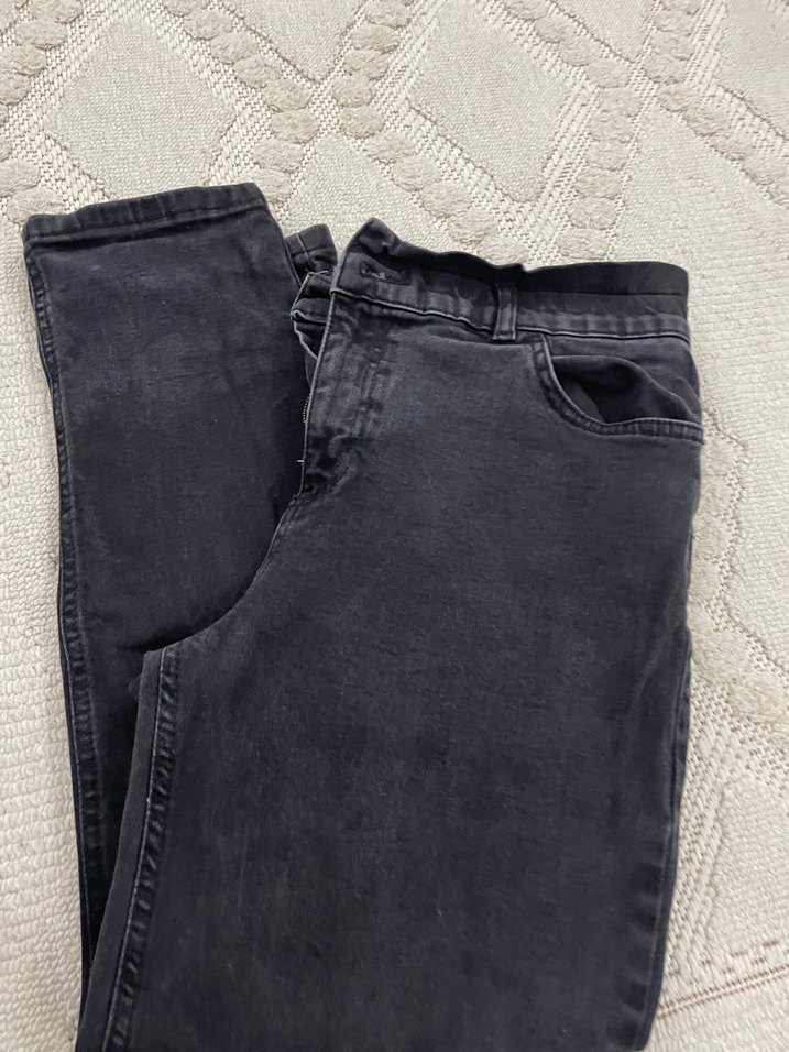 LC Waikiki Siyah Kadın Jean Pantolon - Görsel 3