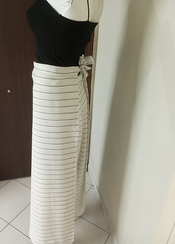 Özel dikim bulmaca pantolon ve crop