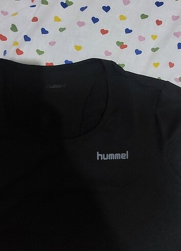 Siyah spor hummel üst