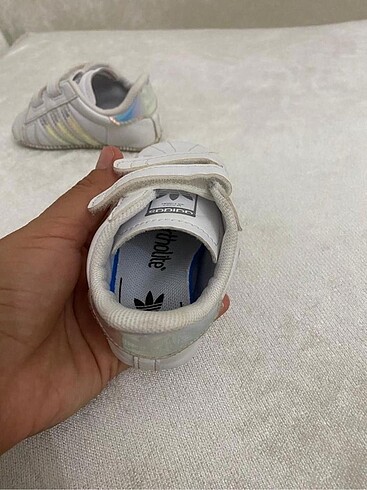 19 Beden Adidas Süperstar Bebek Yürüyüş Ayakkabısı