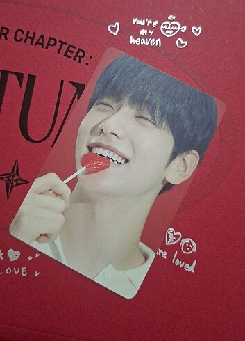 Soobin heart card