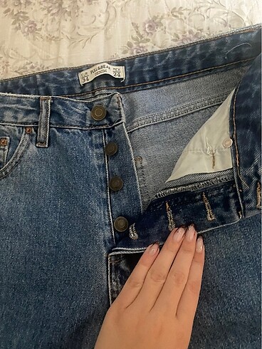 xs Beden mavi Renk Pull and bear jean