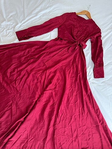 Bordo Abiye - Görsel 7