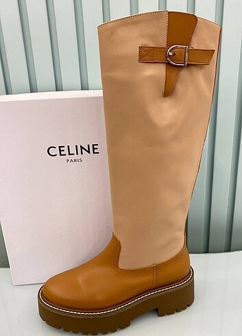 Celine Celine Bulky Buckled High Boots İthal Ürün , Birebir Kalite 