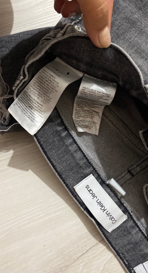 Gri Rahat Kesim Midi Kadın Kot Pantolon - Görsel 5