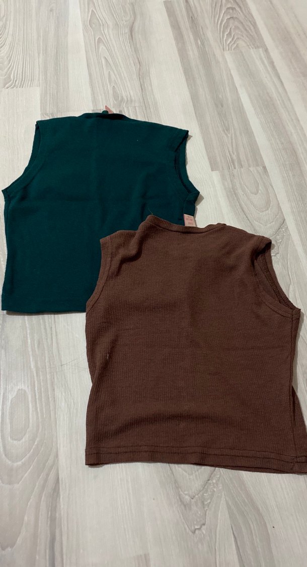 Kolsuz Pamuklu Basic Atlet - Görsel 2