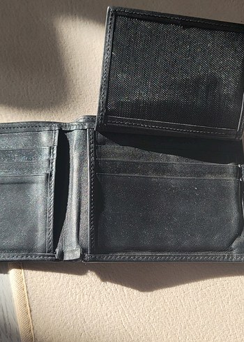 Klasik Siyah Hakiki Deri Erkek Cüzdanı - Görsel 6