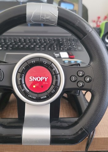 Snopy Mega Racing Whell Oyun Direksiyonu