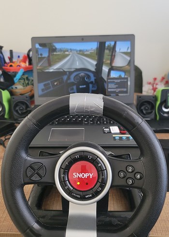 Snopy Snopy Mega Racing Whell Oyun Direksiyonu
