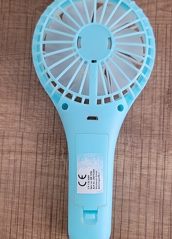 Güçlü El Vantilatörü (Pil+Şarj Özelliği) - Görsel 3