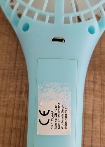 Güçlü El Vantilatörü (Pil+Şarj Özelliği) - Görsel 4