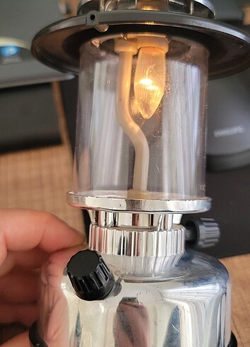 Beden beyaz Renk Antika Gaz Lambası Görünümlü Pilli Lamba