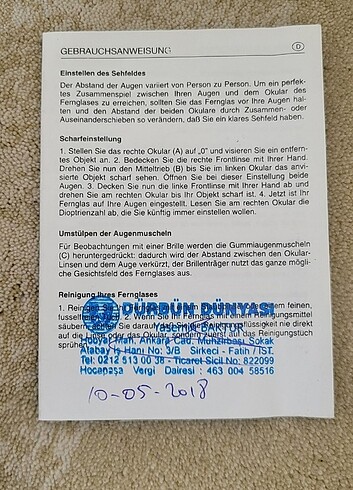 Bushman Hunter 10x50 Dürbün Kutulu - Görsel 7