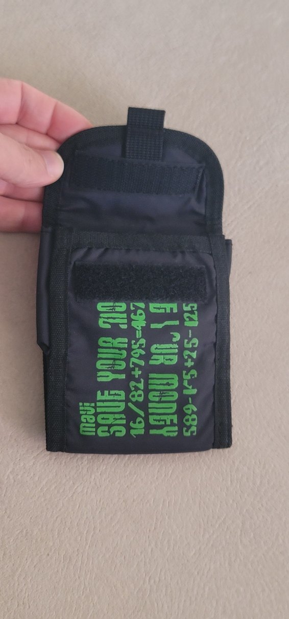 Lacivert Baskılı Erkek Cüzdanı - Görsel 2