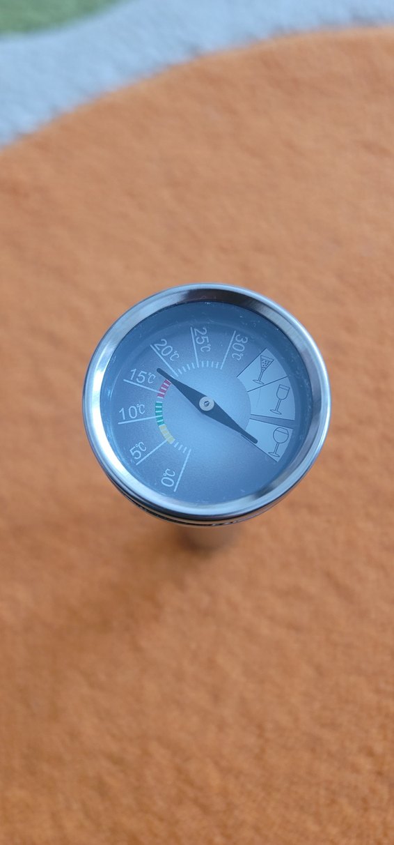 Paslanmaz Çelik Şarap Ölçüm Termometresi - Görsel 3