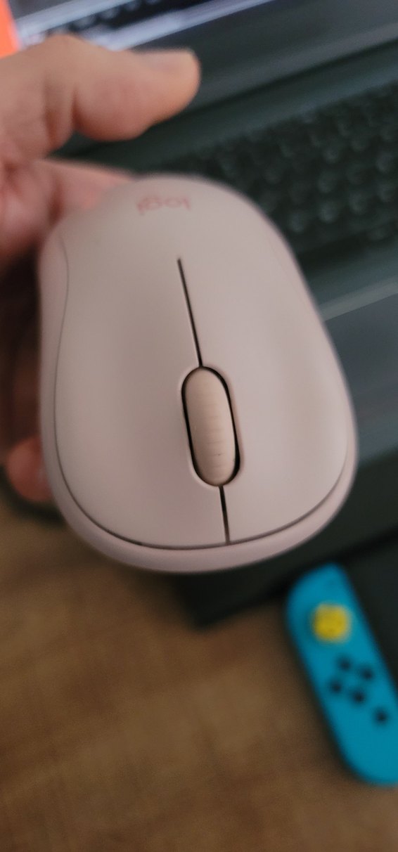 Logitech M221 Pembe Kablosuz Mouse - Görsel 4