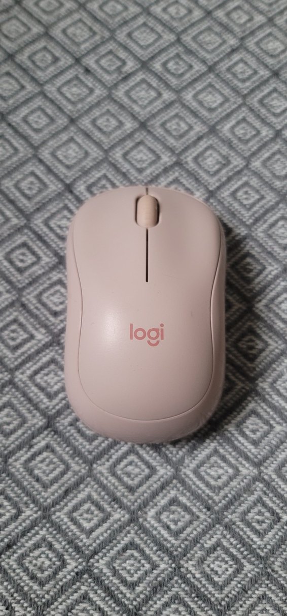 Logitech M221 Pembe Kablosuz Mouse - Görsel 2