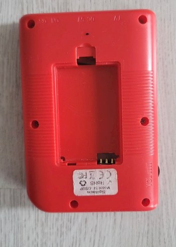 400 Oyunu İçeren Kırmızı Retro El Konsolu + Pil - Görsel 5