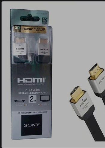 Sony 2m Yüksek Hızlı HDMI Kablosu Gri - Görsel 9
