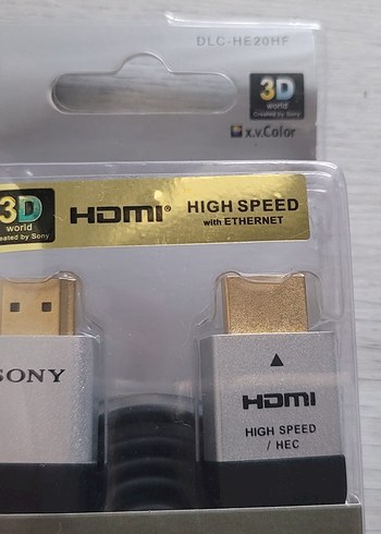 Sony 2m Yüksek Hızlı HDMI Kablosu Gri - Görsel 6