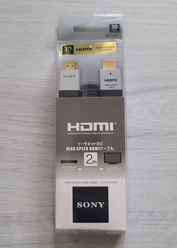 Sony 2m Yüksek Hızlı HDMI Kablosu Gri - Görsel 3