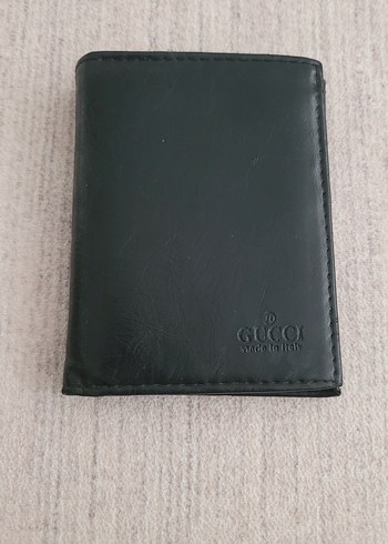 Siyah Deri Gucci Marka Erkek Cüzdanı - Görsel 10