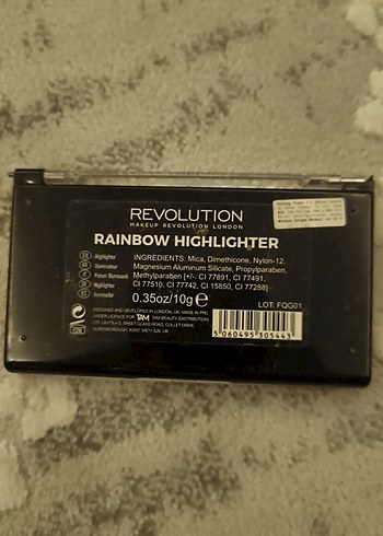  Beden Revolution Rainbow Highlighter