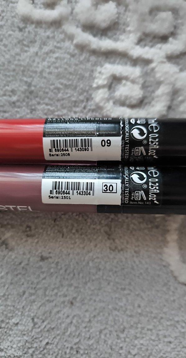 Pastel Daylong Lipcolor 2 ruj - 09 ve 30 - Görsel 2