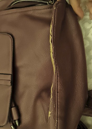 Bordo Derimod Kadın Sırt Çantası - Görsel 3