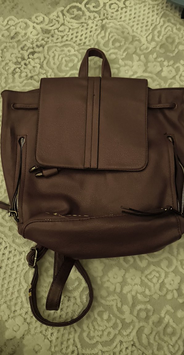 Bordo Derimod Kadın Sırt Çantası - Görsel 2