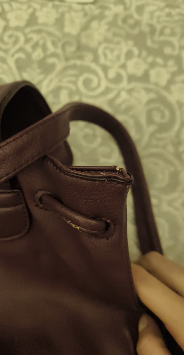 Bordo Derimod Kadın Sırt Çantası - Görsel 5