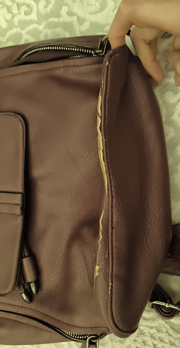 Bordo Derimod Kadın Sırt Çantası - Görsel 3