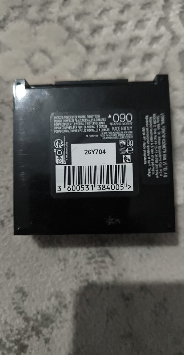 Maybelline Fit Me Mat Pudra Transparan - Görsel 4